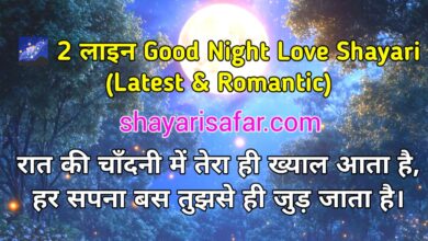 2 लाइन, 4 लाइन, रोमांटिक, दिल छू लेने वाली शायरी