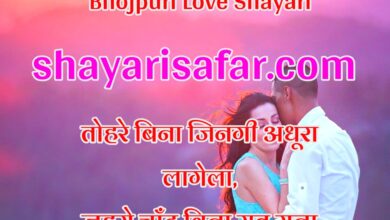💖 Romantic Bhojpuri Love Shayari 2026 | 2 लाइन, 4 लाइन, दिल छू लेने वाली प्यार भरी शायरी