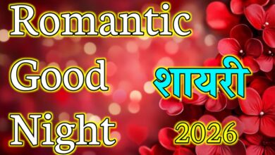 Lovely Romantic Good Night shayari 2026